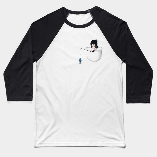 Pocket Noctis Baseball T-Shirt by Silveretta